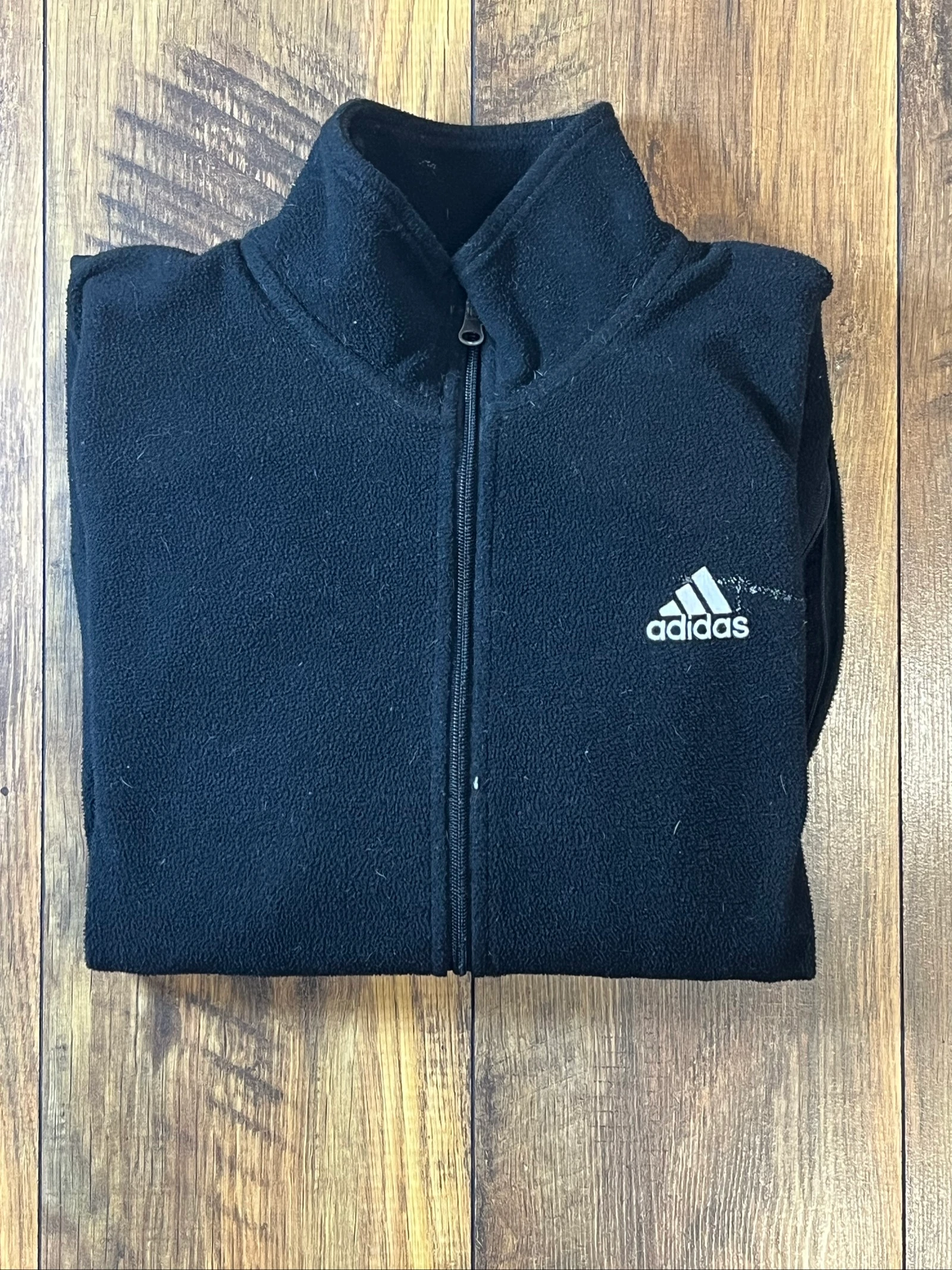 Vintage full zip X judo style sportswear fleece jacket - Adidas - size S - good condition – photo 11